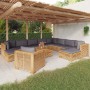 12-piece garden furniture set and solid teak wood cushions by vidaXL, Garden sets - Ref: Foro24-3100886, Price: 2,00 €, Disco...