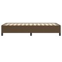 Estructura de cama de tela marrón 90x190 cm de vidaXL, Camas y somieres - Ref: Foro24-347029, Precio: 106,27 €, Descuento: %