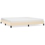 Estructura de cama de tela color crema 200x200 cm de vidaXL, Camas y somieres - Ref: Foro24-346749, Precio: 122,94 €, Descuen...