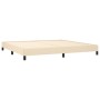 Estructura de cama de tela color crema 200x200 cm de vidaXL, Camas y somieres - Ref: Foro24-346749, Precio: 122,94 €, Descuen...