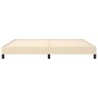 Estructura de cama de tela color crema 200x200 cm de vidaXL, Camas y somieres - Ref: Foro24-346749, Precio: 122,94 €, Descuen...