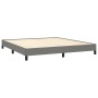 Dark gray fabric bed frame 160x200 cm by vidaXL, Beds and slatted bases - Ref: Foro24-346729, Price: 115,94 €, Discount: %