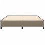 Estructura de cama de tela gris taupe 160x200 cm de vidaXL, Camas y somieres - Ref: Foro24-347078, Precio: 150,44 €, Descuent...