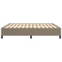 Estructura de cama de tela gris taupe 160x200 cm de vidaXL, Camas y somieres - Ref: Foro24-347078, Precio: 150,44 €, Descuent...