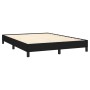 Black fabric bed frame 140x200 cm by vidaXL, Beds and slatted bases - Ref: Foro24-346722, Price: 104,04 €, Discount: %