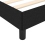 Black fabric bed frame 140x200 cm by vidaXL, Beds and slatted bases - Ref: Foro24-346722, Price: 104,04 €, Discount: %