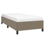 Estructura de cama de tela gris taupe 100x200 cm de vidaXL, Camas y somieres - Ref: Foro24-347046, Precio: 96,57 €, Descuento: %