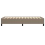 Estructura de cama de tela gris taupe 100x200 cm de vidaXL, Camas y somieres - Ref: Foro24-347046, Precio: 96,57 €, Descuento: %