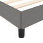 Dark gray fabric bed frame 140x190 cm by vidaXL, Beds and slatted bases - Ref: Foro24-346713, Price: 99,40 €, Discount: %