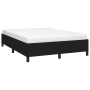 Black fabric bed frame 140x190 cm by vidaXL, Beds and slatted bases - Ref: Foro24-347060, Price: 126,23 €, Discount: %