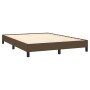 Estructura de cama de tela marrón 140x190 cm de vidaXL, Camas y somieres - Ref: Foro24-346715, Precio: 96,09 €, Descuento: %