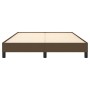 Brown fabric bed frame 140x190 cm by vidaXL, Beds and slatted bases - Ref: Foro24-346715, Price: 95,72 €, Discount: %