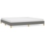 Dark gray fabric bed frame 200x200 cm by vidaXL, Beds and slatted bases - Ref: Foro24-346843, Price: 112,36 €, Discount: %