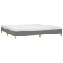 Estructura de cama tela gris oscuro 200x200 cm de vidaXL, Camas y somieres - Ref: Foro24-346843, Precio: 112,36 €, Descuento: %