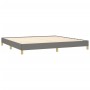 Dark gray fabric bed frame 200x200 cm by vidaXL, Beds and slatted bases - Ref: Foro24-346843, Price: 112,36 €, Discount: %