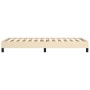 Estructura de cama de tela color crema 90x190 cm de vidaXL, Camas y somieres - Ref: Foro24-346685, Precio: 82,52 €, Descuento: %