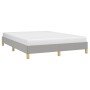 Estructura de cama tela gris claro 160x200 cm de vidaXL, Camas y somieres - Ref: Foro24-346826, Precio: 108,13 €, Descuento: %