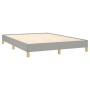 Estructura de cama tela gris claro 160x200 cm de vidaXL, Camas y somieres - Ref: Foro24-346826, Precio: 108,13 €, Descuento: %