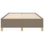 Taupe gray fabric bed frame 120x200 cm by vidaXL, Beds and slatted bases - Ref: Foro24-347153, Price: 132,34 €, Discount: %