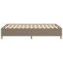 Taupe gray fabric bed frame 120x200 cm by vidaXL, Beds and slatted bases - Ref: Foro24-347153, Price: 132,34 €, Discount: %