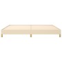 Cream fabric bed frame 200x200 cm by vidaXL, Beds and slatted bases - Ref: Foro24-346847, Price: 111,90 €, Discount: %