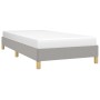 Light gray fabric bed frame 80x200 cm by vidaXL, Beds and slatted bases - Ref: Foro24-346770, Price: 72,75 €, Discount: %