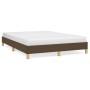 Brown fabric bed frame 140x200 cm by vidaXL, Beds and slatted bases - Ref: Foro24-346821, Price: 105,99 €, Discount: %