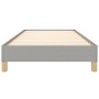 Light gray fabric bed frame 80x200 cm by vidaXL, Beds and slatted bases - Ref: Foro24-346770, Price: 72,75 €, Discount: %