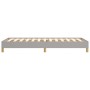 Light gray fabric bed frame 80x200 cm by vidaXL, Beds and slatted bases - Ref: Foro24-346770, Price: 72,75 €, Discount: %