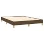 Brown fabric bed frame 140x200 cm by vidaXL, Beds and slatted bases - Ref: Foro24-346821, Price: 105,99 €, Discount: %