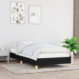 Estructura de cama de tela gris claro 100x200 cm de vidaXL, Camas y somieres - Ref: Foro24-346796, Precio: 75,99 €, Descuento: %