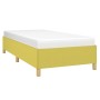 Estructura de cama de tela verde 90x190 cm de vidaXL, Camas y somieres - Ref: Foro24-347132, Precio: 97,88 €, Descuento: %