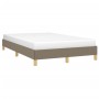 Estructura de cama de tela gris taupe 120x200 cm de vidaXL, Camas y somieres - Ref: Foro24-346806, Precio: 110,99 €, Descuent...