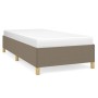 Estructura de cama de tela gris taupe 80x200 cm de vidaXL, Camas y somieres - Ref: Foro24-347121, Precio: 120,99 €, Descuento: %