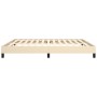 Estructura de cama de tela color crema 160x200 cm de vidaXL, Camas y somieres - Ref: Foro24-346733, Precio: 122,08 €, Descuen...