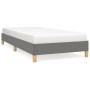 Dark gray fabric bed frame 80x200 cm by vidaXL, Beds and slatted bases - Ref: Foro24-346771, Price: 72,35 €, Discount: %