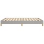 Light gray fabric bed frame 140x200 cm by vidaXL, Beds and slatted bases - Ref: Foro24-346818, Price: 102,33 €, Discount: %