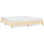 Estructura de cama tela color crema 180x200 cm de vidaXL, Camas y somieres - Ref: Foro24-346839, Precio: 111,03 €, Descuento: %