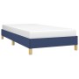 Blue fabric bed frame 90x200 cm by vidaXL, Beds and slatted bases - Ref: Foro24-346792, Price: 74,14 €, Discount: %