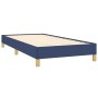 Blue fabric bed frame 90x200 cm by vidaXL, Beds and slatted bases - Ref: Foro24-346792, Price: 74,14 €, Discount: %