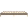 Taupe gray fabric bed frame 160x200 cm by vidaXL, Beds and slatted bases - Ref: Foro24-346830, Price: 112,76 €, Discount: %