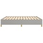 Estructura de cama tela gris claro 160x200 cm de vidaXL, Camas y somieres - Ref: Foro24-347173, Precio: 145,76 €, Descuento: %