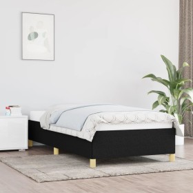 Light gray fabric bed frame 100x200 cm by vidaXL, Beds and slatted bases - Ref: Foro24-347143, Price: 82,52 €, Discount: %