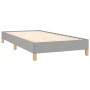 Estructura de cama de tela gris claro 90x200 cm de vidaXL, Camas y somieres - Ref: Foro24-346786, Precio: 74,14 €, Descuento: %