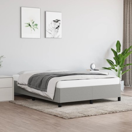 Light gray fabric bed frame 140x200 cm by vidaXL, Beds and slatted bases - Ref: Foro24-347066, Price: 127,88 €, Discount: %