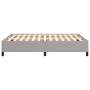 Light gray fabric bed frame 140x200 cm by vidaXL, Beds and slatted bases - Ref: Foro24-347066, Price: 127,88 €, Discount: %