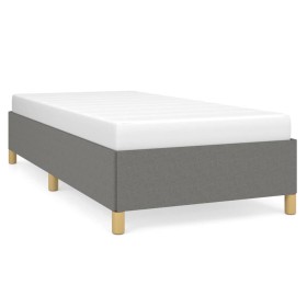 Dark gray fabric bed frame 90x200 cm by vidaXL, Beds and slatted bases - Ref: Foro24-347134, Price: 95,47 €, Discount: %