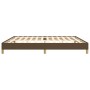 Estructura de cama tela marrón oscuro 200x200 cm de vidaXL, Camas y somieres - Ref: Foro24-346845, Precio: 117,70 €, Descuent...