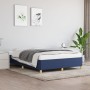 Blau-taupegrauer Stoffbettrahmen 140x200 cm von vidaXL, Betten und Lattenroste - Ref: Foro24-347171, Preis: 130,93 €, Rabatt: %