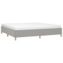 Estructura de cama gris claro tela 200x200 cm de vidaXL, Camas y somieres - Ref: Foro24-347189, Precio: 132,04 €, Descuento: %